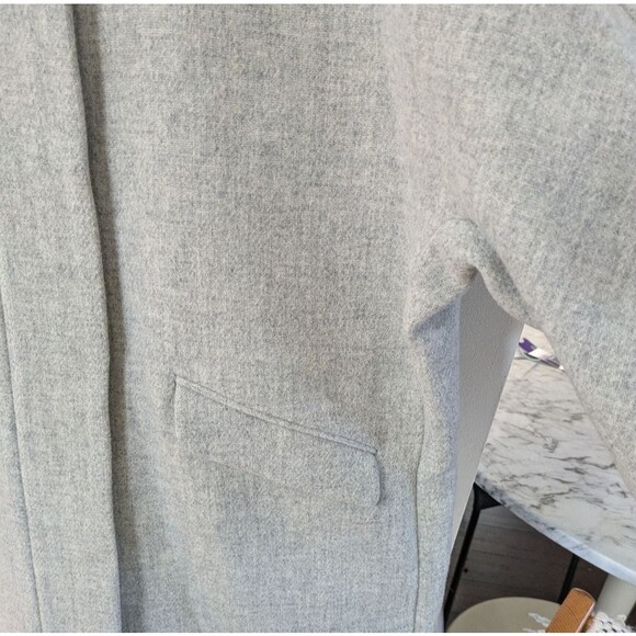 J. Crew Cocoon coat in Italian stadium-cloth wool blend Zip Jacket Grey Size - Picture 8 of 13